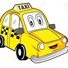 Cartoon taxi