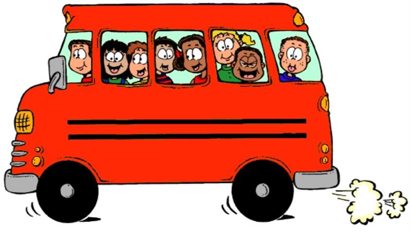 Bus con bambini a bordo