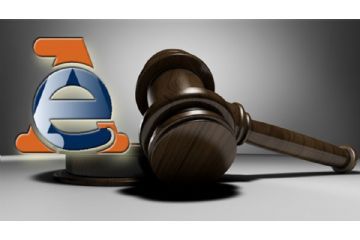 Logo agenzia delle entrate martello giudice