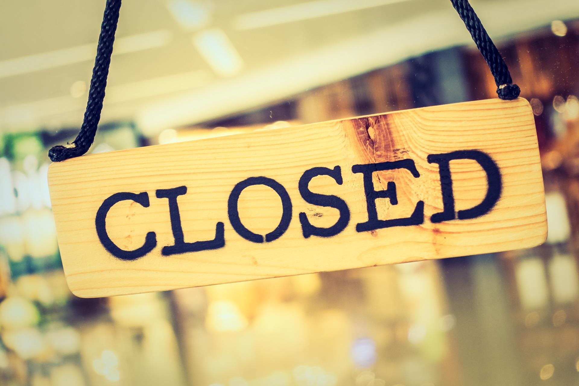 avviso closed