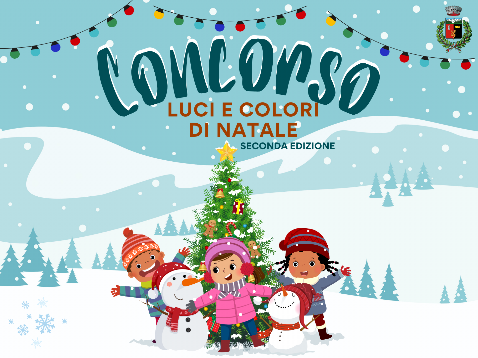 Locandina concorso di natale