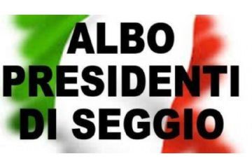 Bandiera italiana albo scrutatori