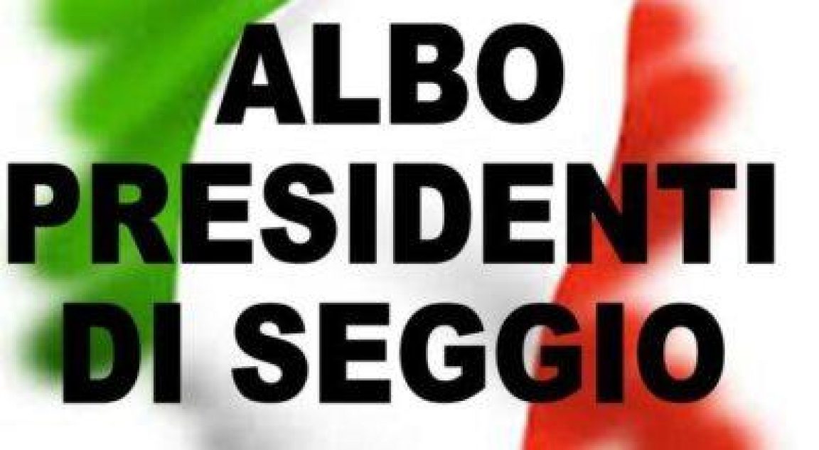 Bandiera italiana albo scrutatori