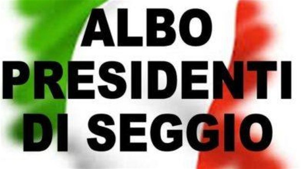 Bandiera italiana albo scrutatori